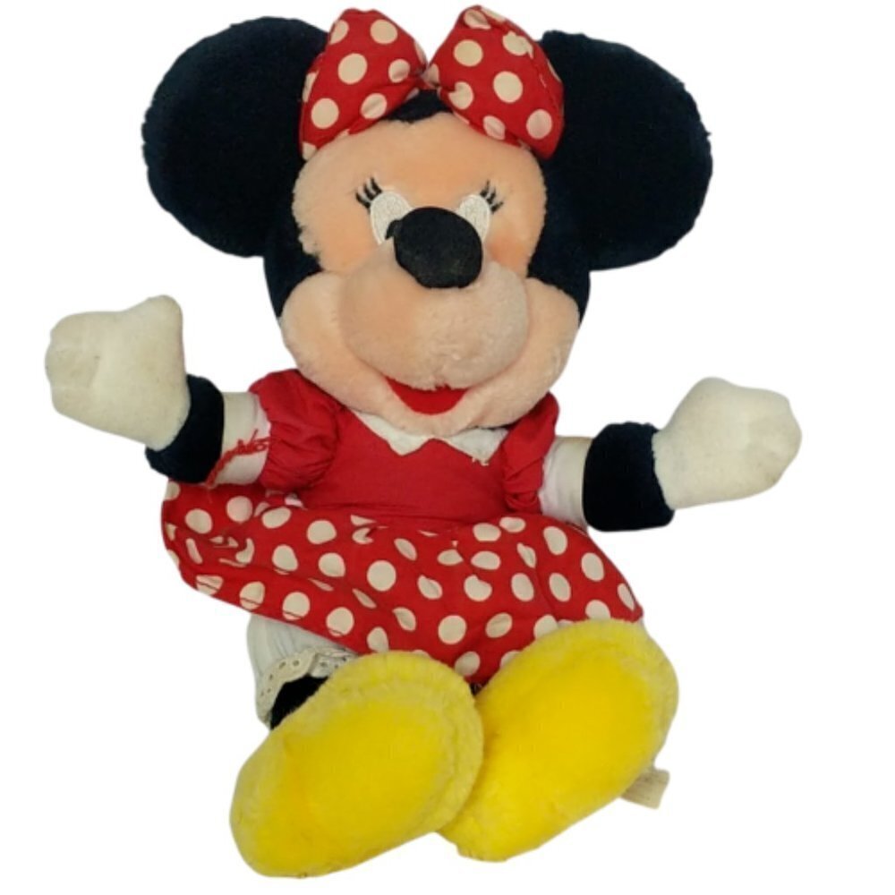 Vintage Disney World Minnie Mouse Polka Dot Dress 11.5 Inch